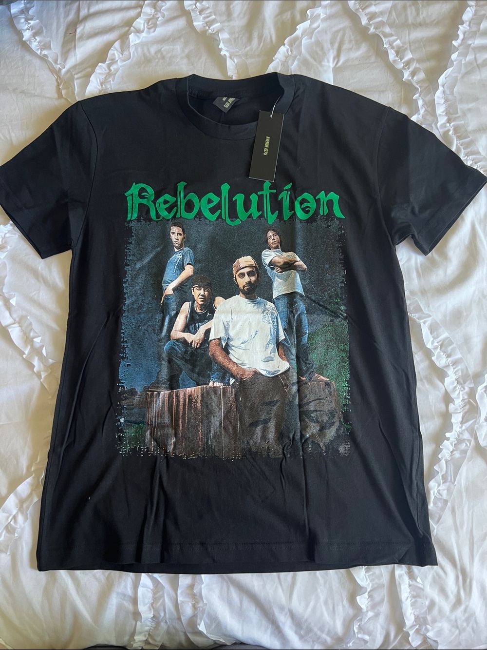 Rebelution Graphic Band T-Shirt - Black